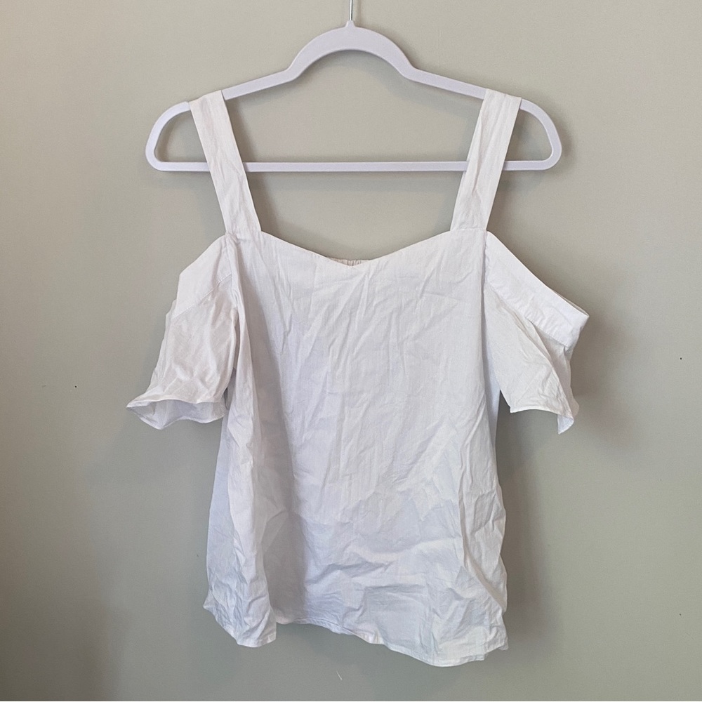 Linen off shoulder top